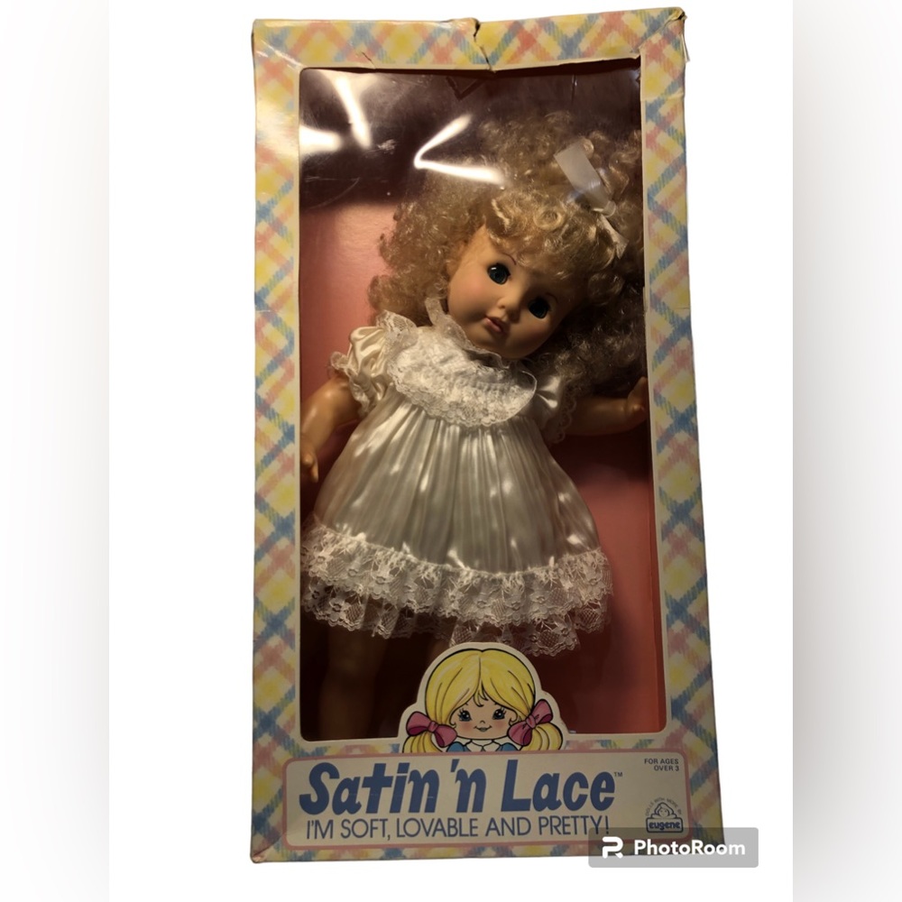 Vintage Satin ‘n Lace 18” Doll Eugene Doll Co. 1991